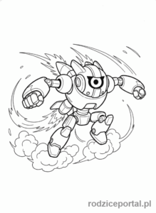 Kolorowanka Brawl Stars - Stu, robot wyścigowy