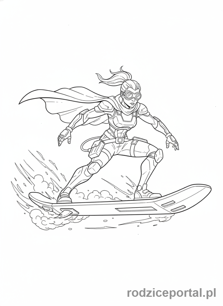 Kolorowanka Fortnite - Catalyst na deskorolce