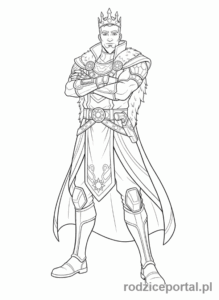 Kolorowanka Fortnite - Midas z akcesoriami