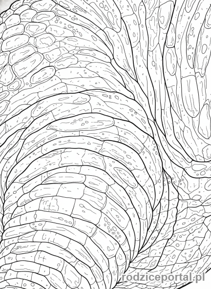 Kolorowanka Jurassic World - Tyranozaur Rex z łuskami