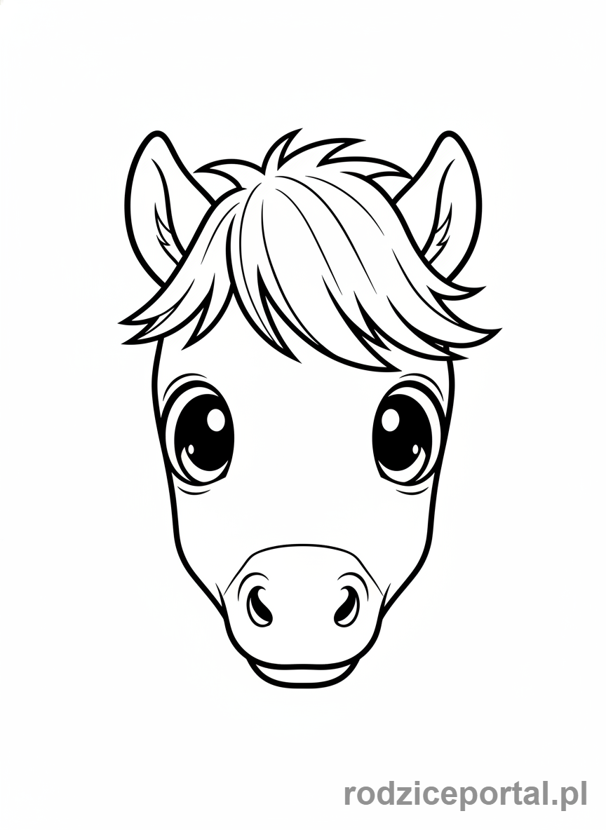 Kolorowanka Kucyki - Zaskoczony kucyk