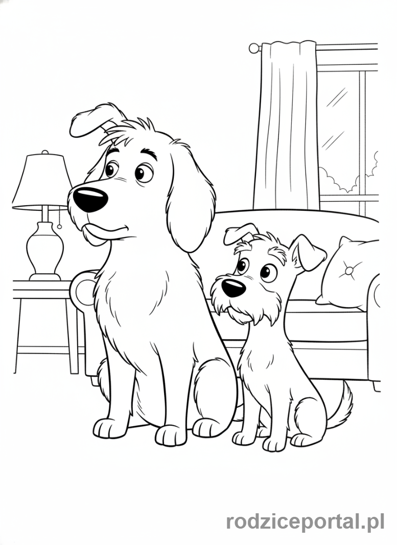 Kolorowanka Marta Mówi - Marta i Skits razem