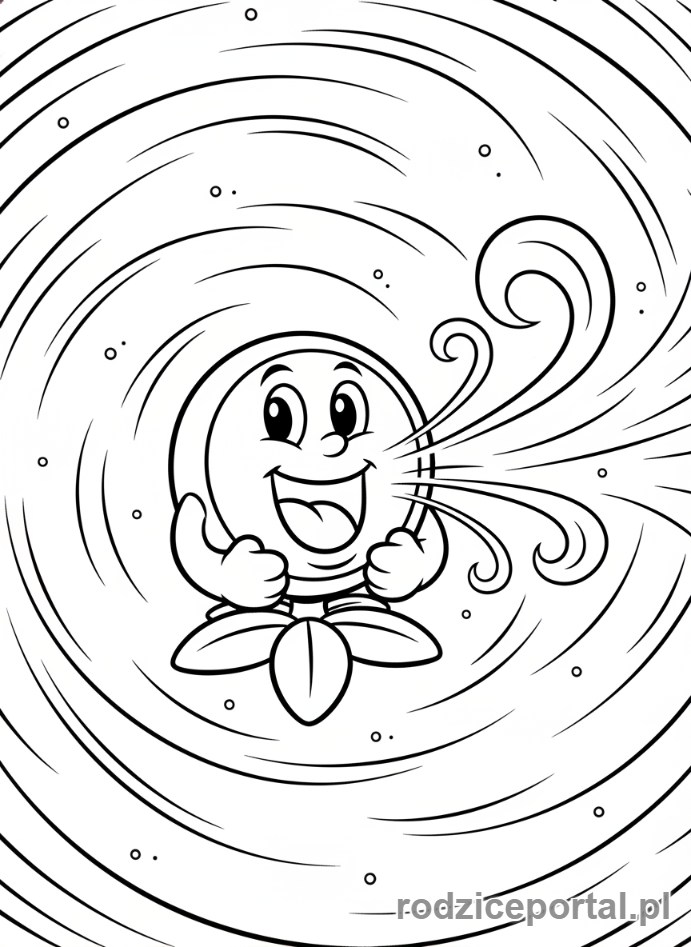 Kolorowanka Plants Vs Zombies - Blover zdmuchujący mgłę.