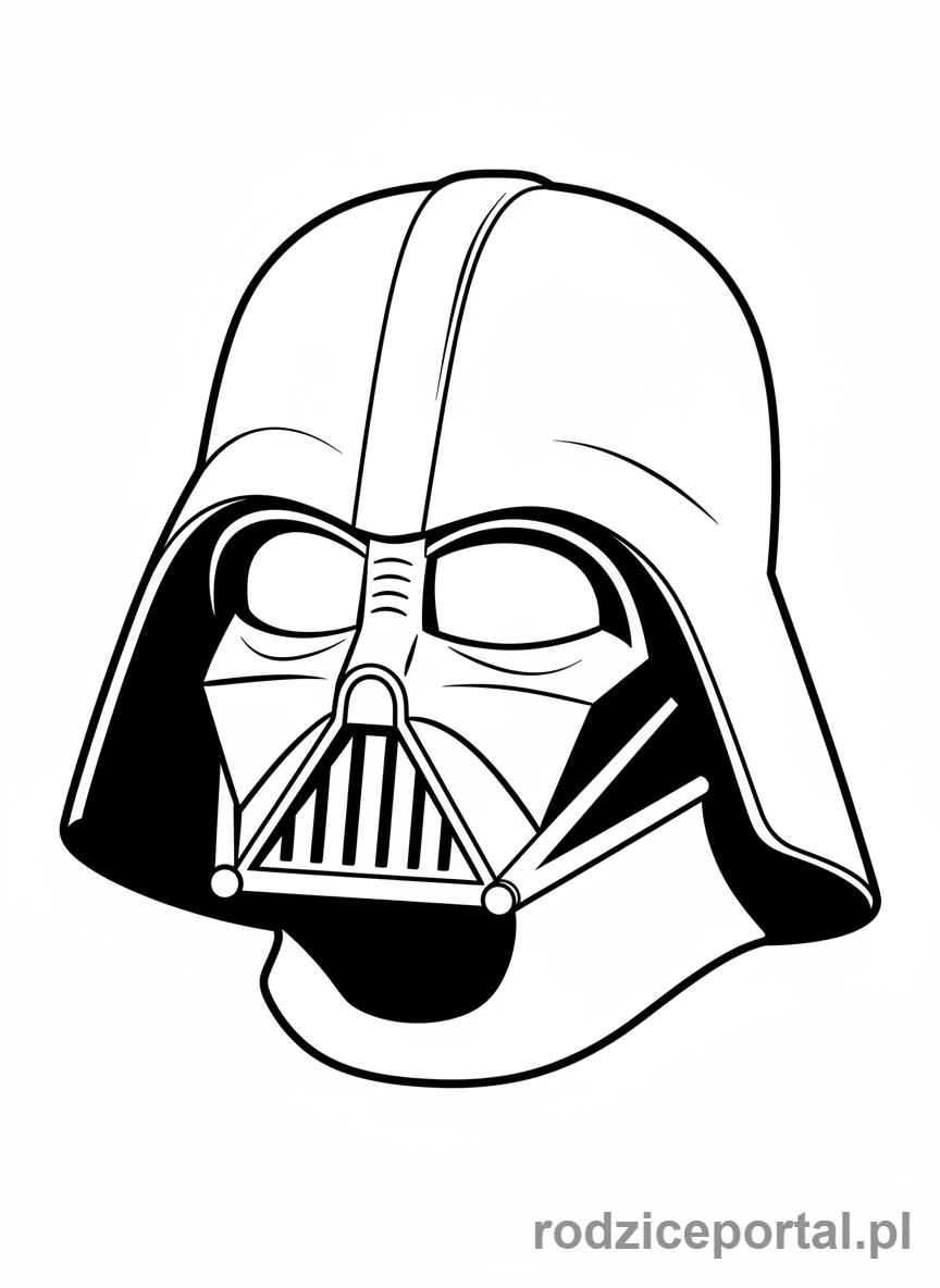 Kolorowanka Star Wars - Darth Vader