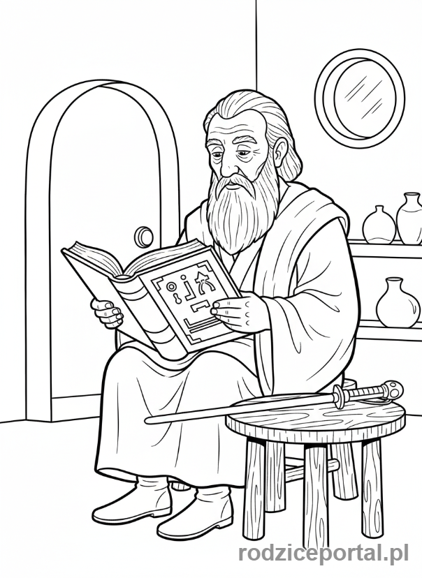 Kolorowanka Star Wars - Książka z Jedi, miecz świetlny