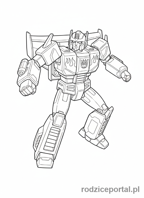 Kolorowanka Transformers - Hot Rod, młody Autobot