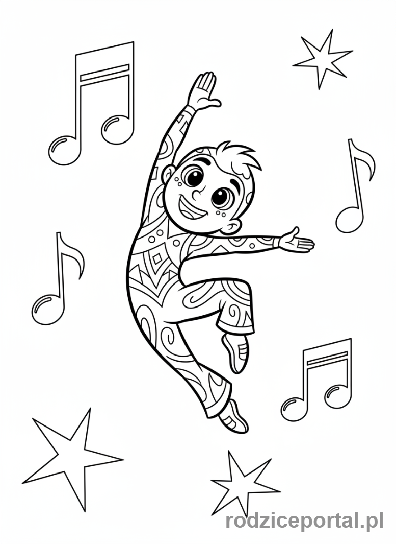 Kolorowanka Transformers - Jazz wykonujący ruch taneczny lub akrobatyczny