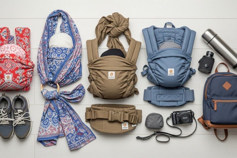 Jak prawidłowo nosić niemowlę w chuście lub nosidle?