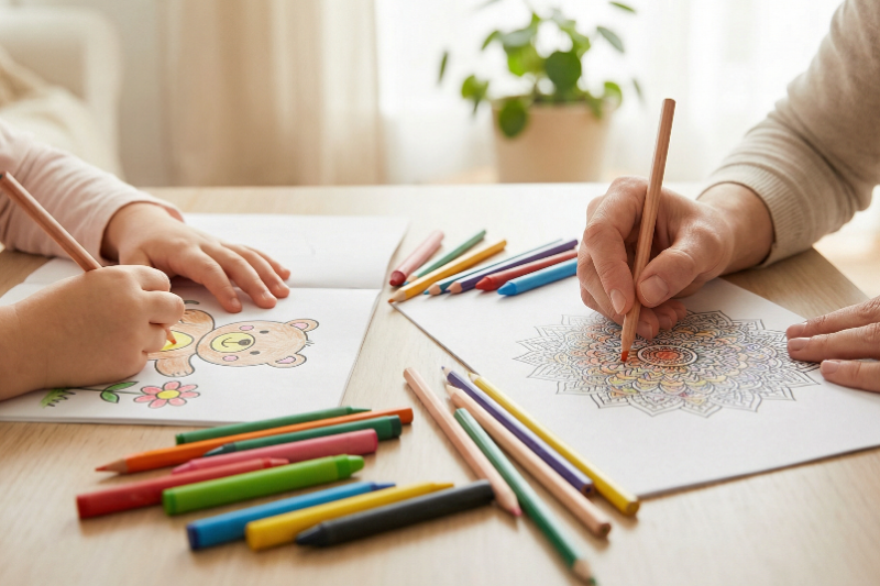 Kolorowanki do druku dla dzieci i dorosłych – kreatywny sposób na relaks i rozwój w każdym wieku