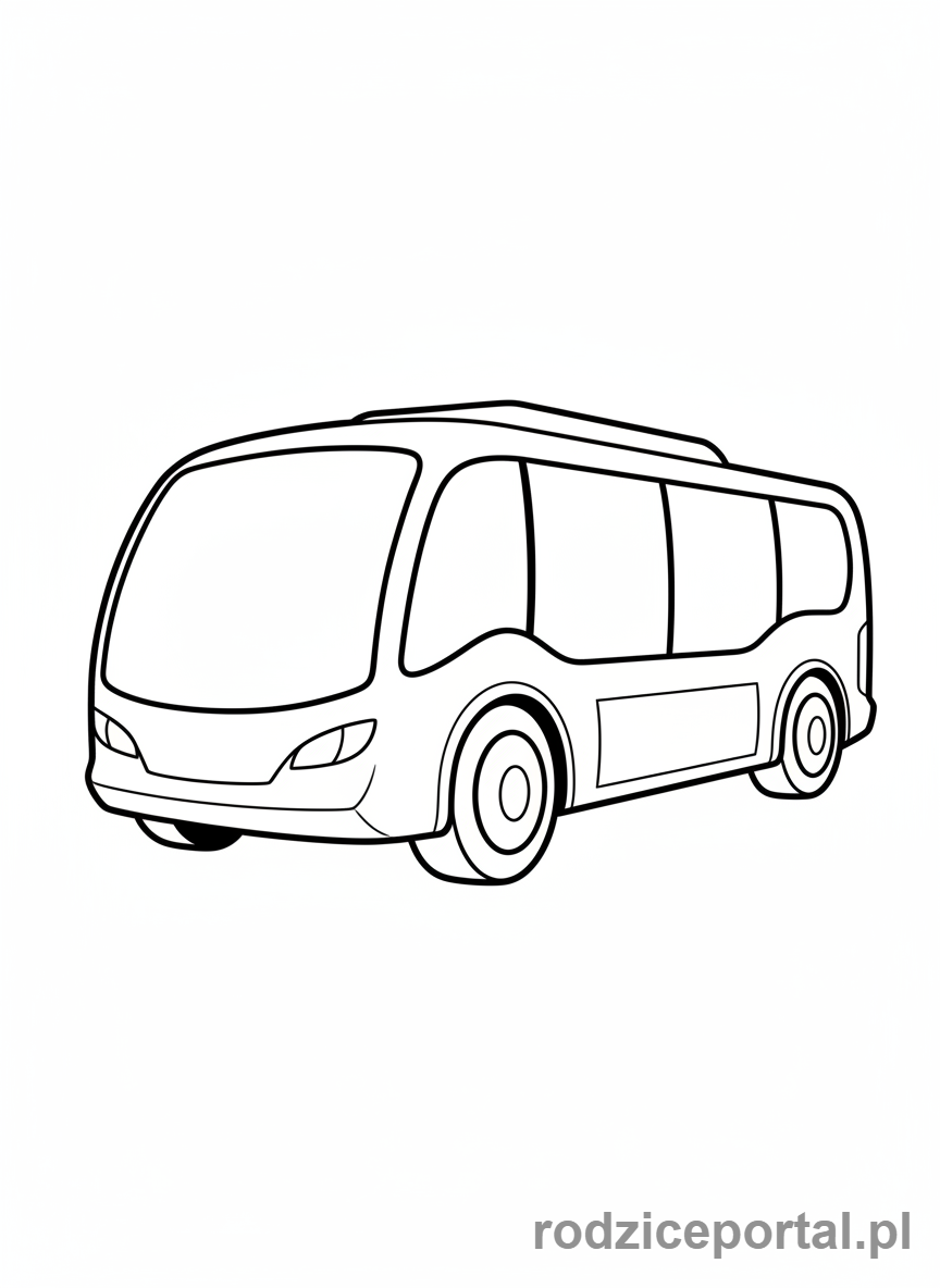 Kolorowanka Autobus - Autobus przyszlosci