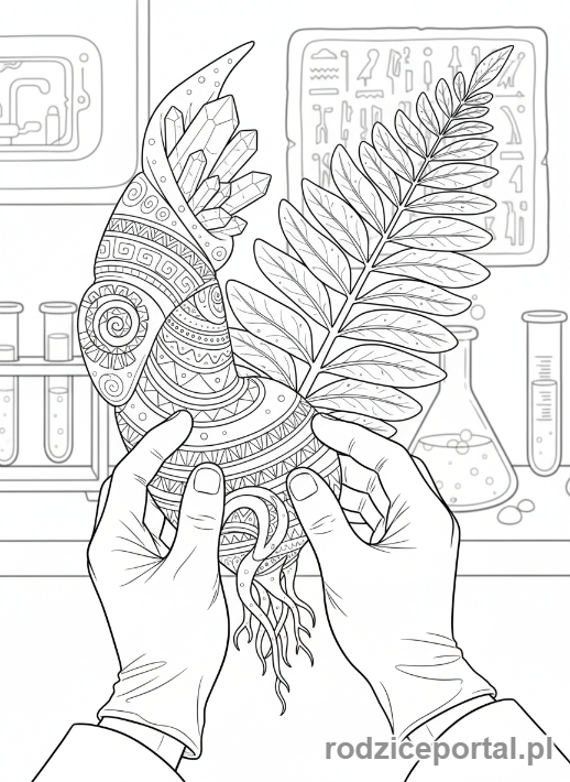 Kolorowanka Badacz - Badacz odkrywca