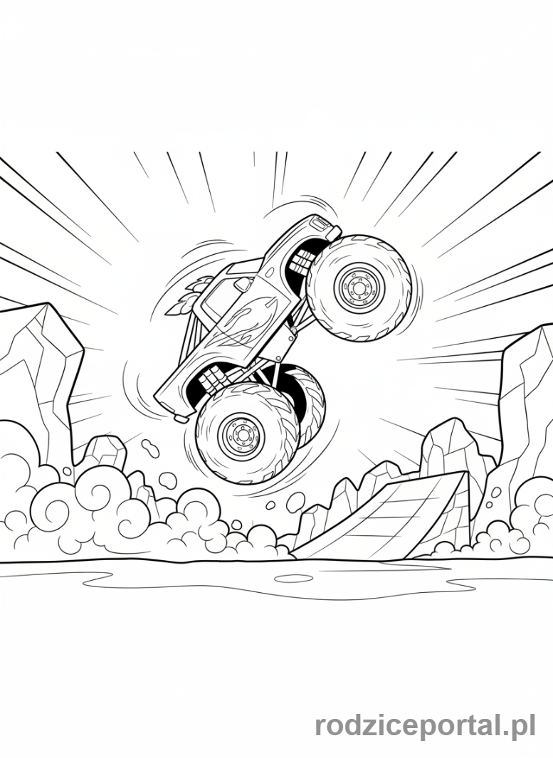 Kolorowanka Blaze - Blaze ewolucja