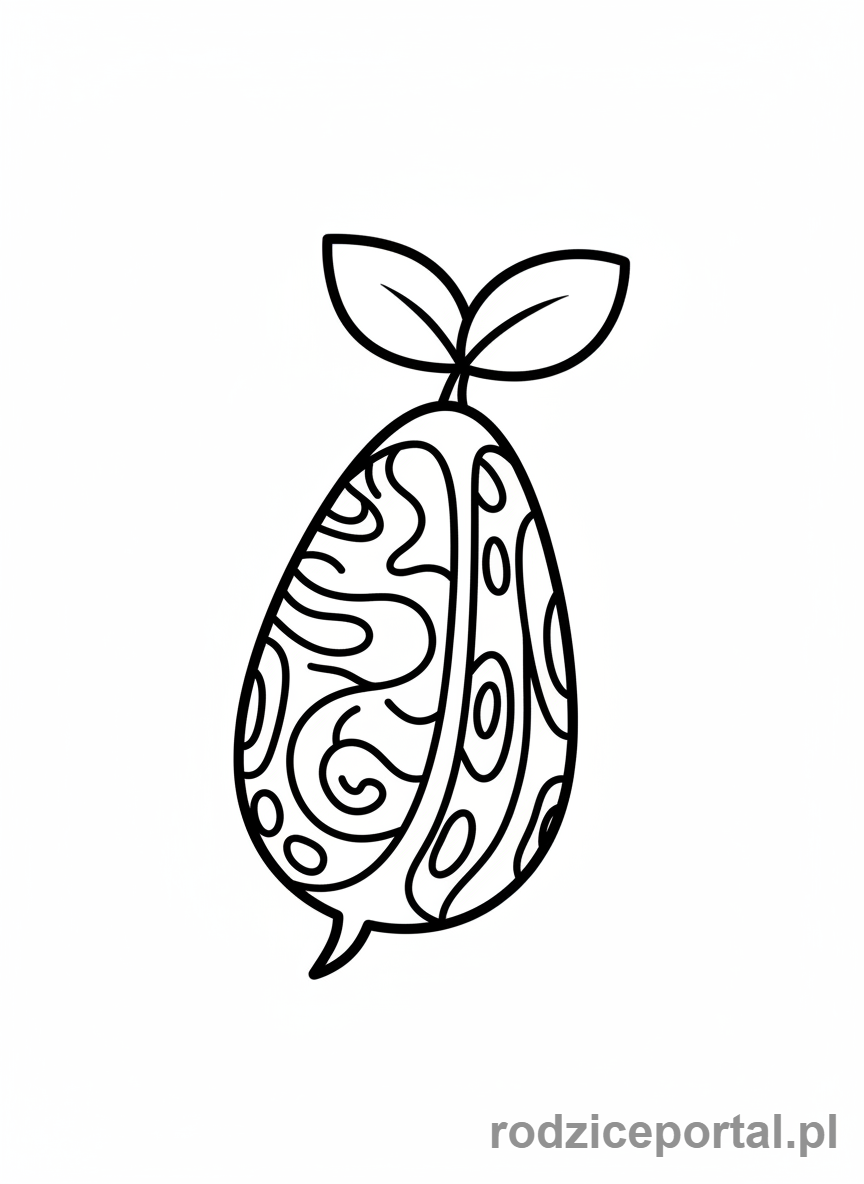 Kolorowanka Cykl Życia Roślin - Pojedyncze nasiono.