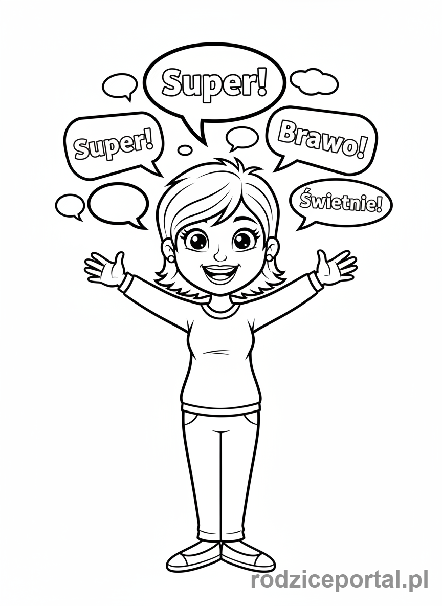 Kolorowanka Dla Nauczycieli - Nauczyciel inspiruje słowami