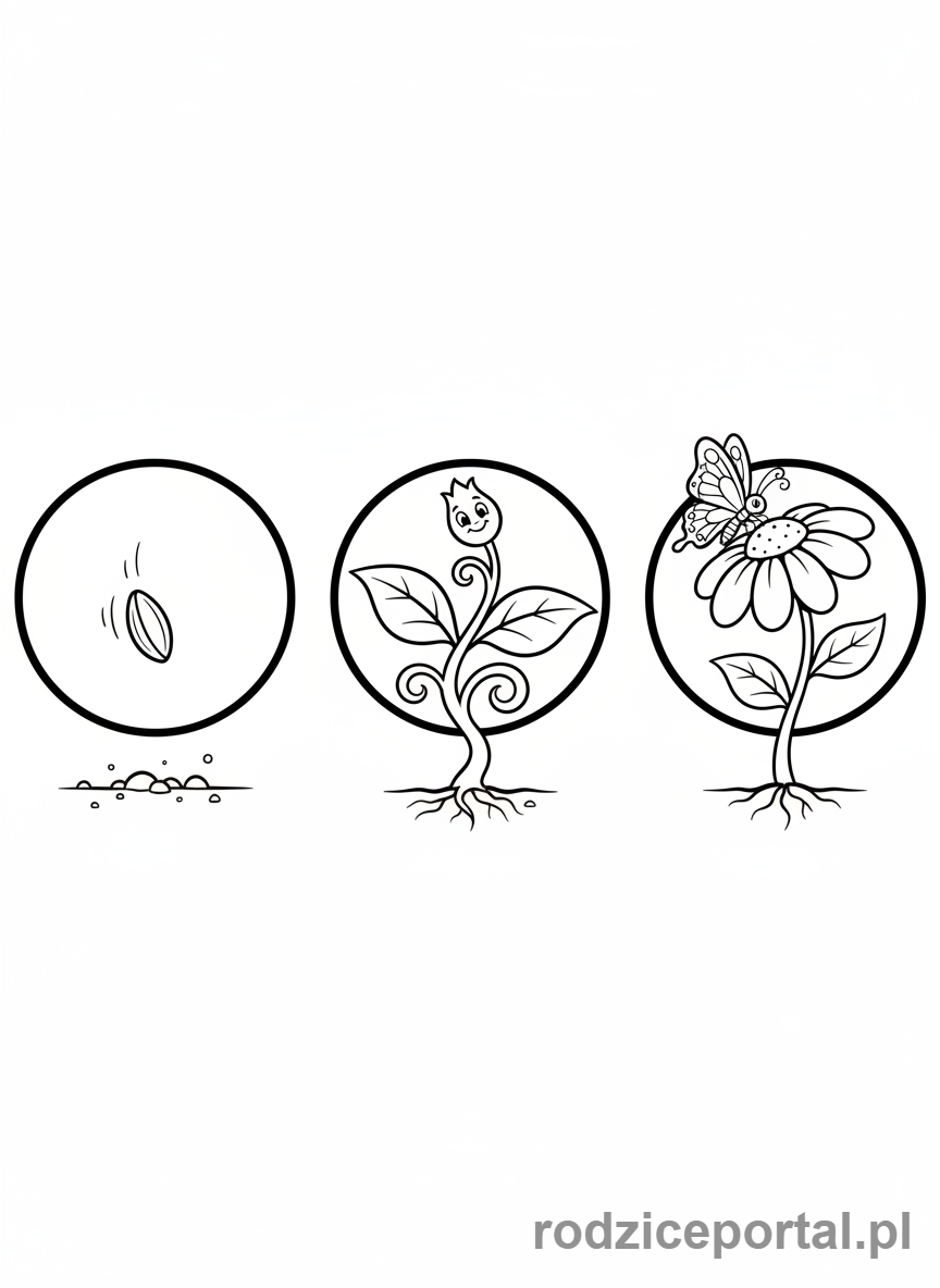 Kolorowanka Edukacja Wizualna - Sekwencja_historii_wizualnej