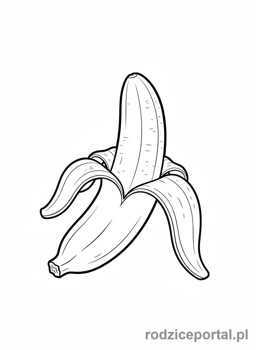 Kolorowanka Edukacyjne Pdf - Jeden banan