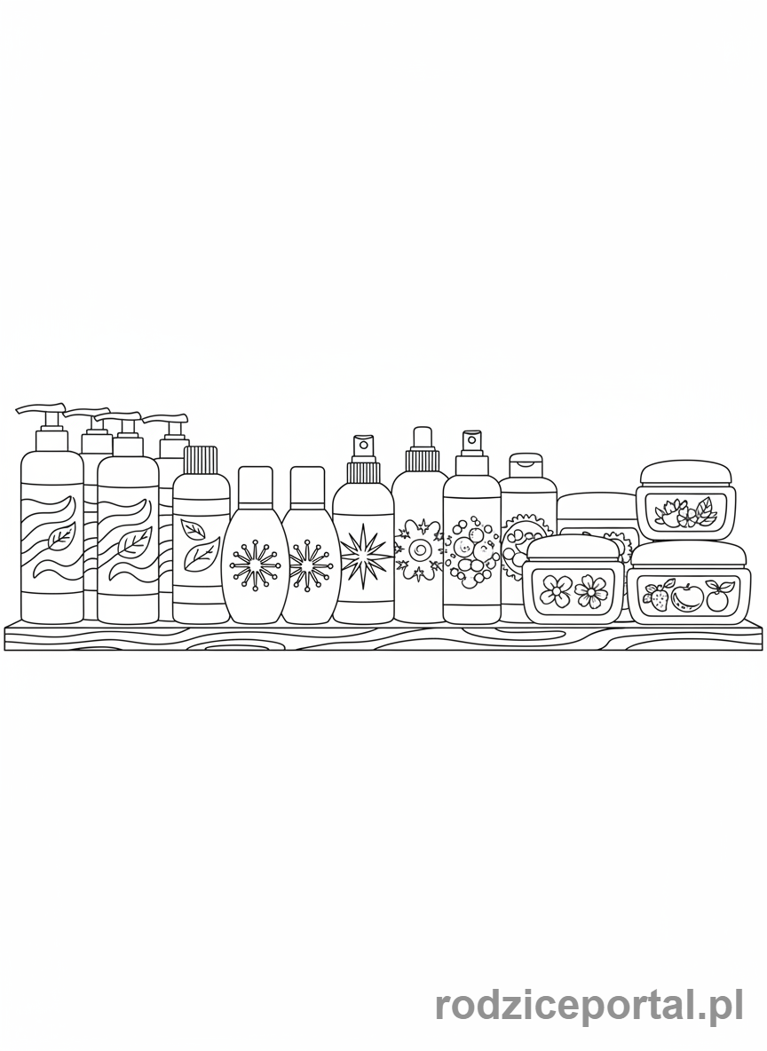 Kolorowanka Fryzjer - Kosmetyki fryzjerskie