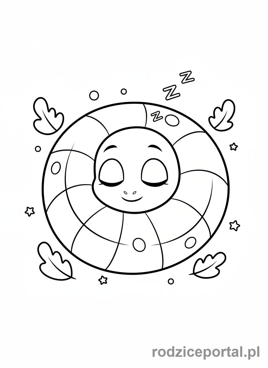 Kolorowanka Garten Of Banban - Slow Seline śpi