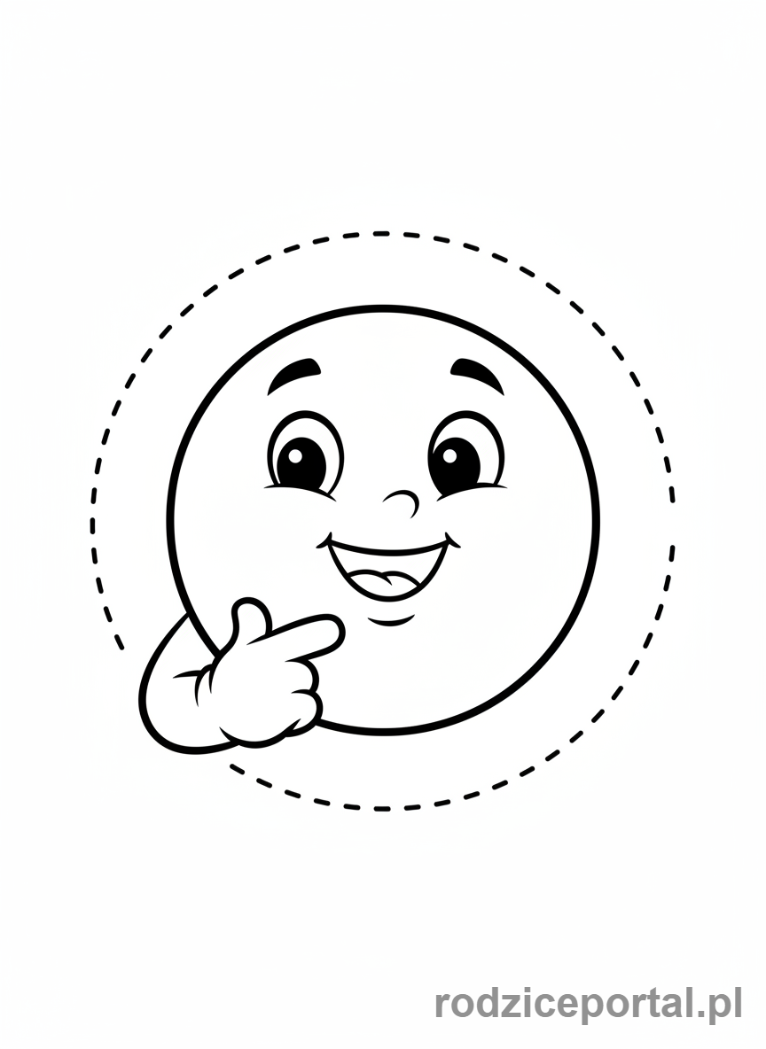 Kolorowanka Grafomotoryka - Rysowanie promieni słońca