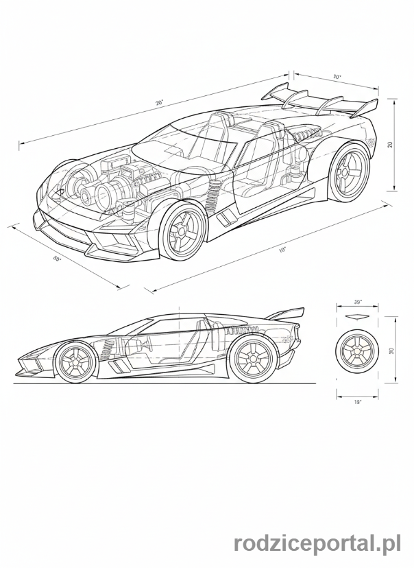 Kolorowanka Hot Wheels - Projekt Hot Wheels