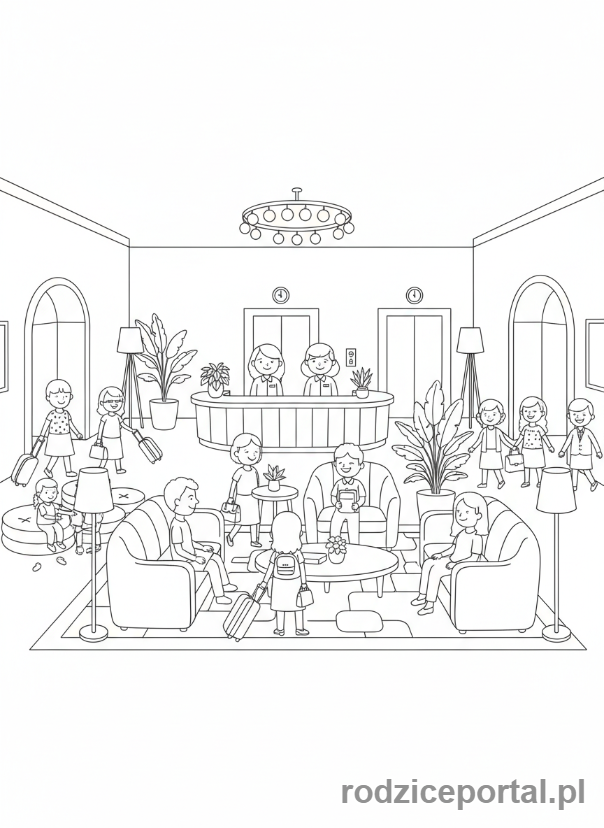 Kolorowanka Hotel - Lobby hotelowe