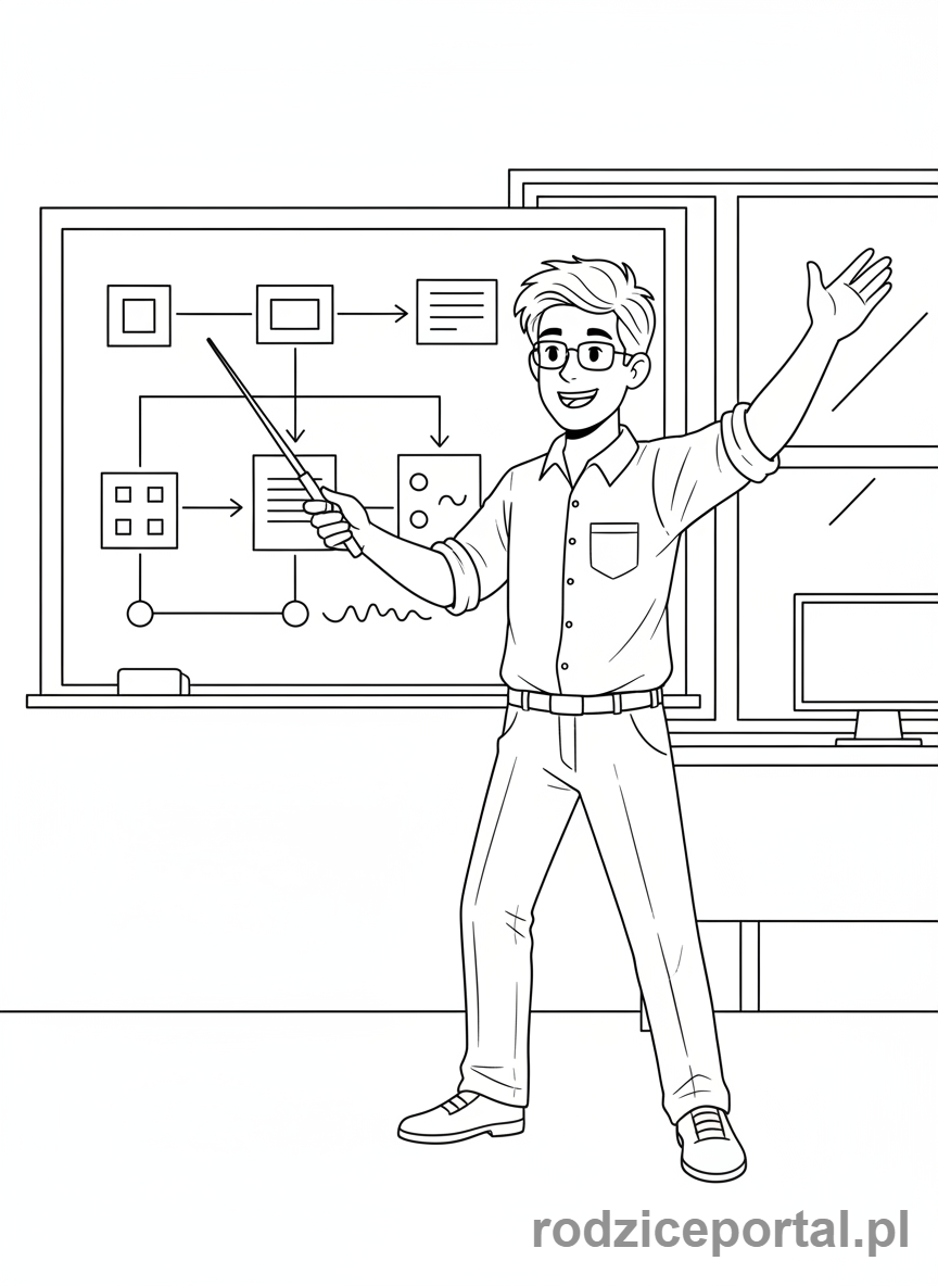 Kolorowanka Informatyk - Prezentacja projektu