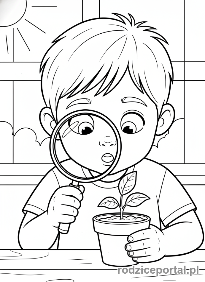 Kolorowanka Klasa 1 - Prosty eksperyment