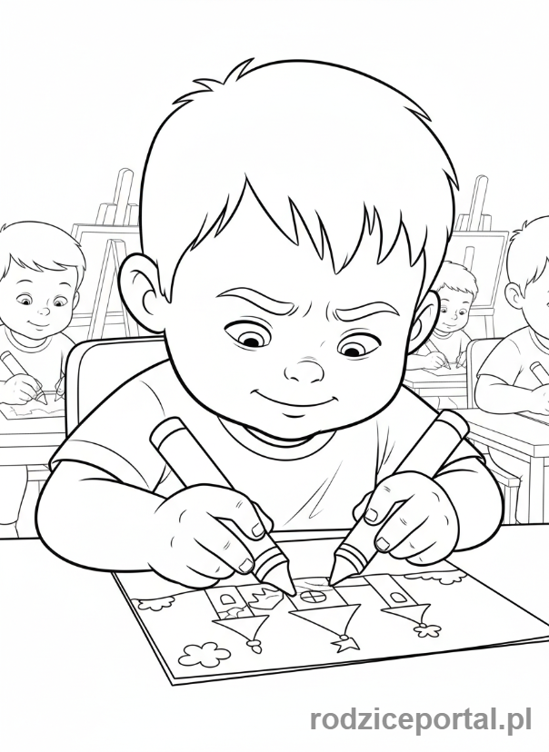 Kolorowanka Klasa 3 - Lekcja plastyki