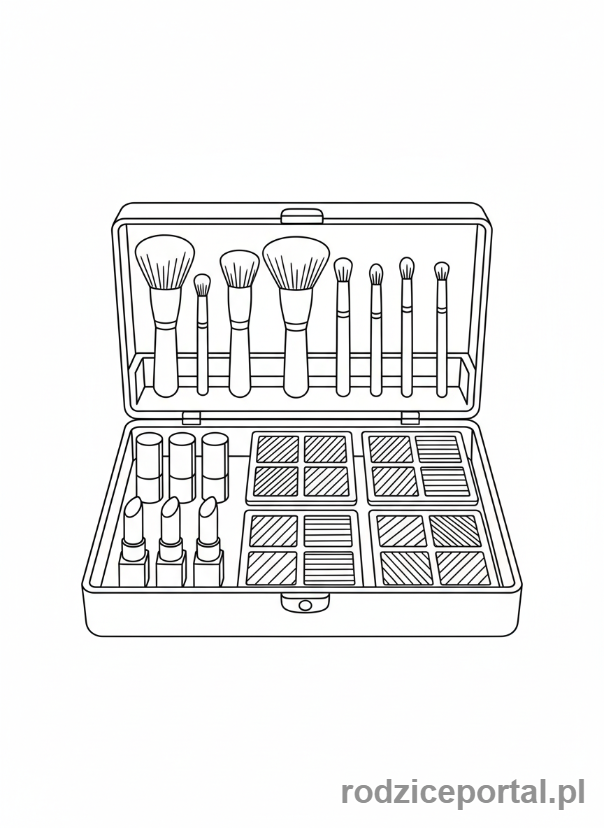 Kolorowanka Kosmetyczka - Zestaw_makijaz