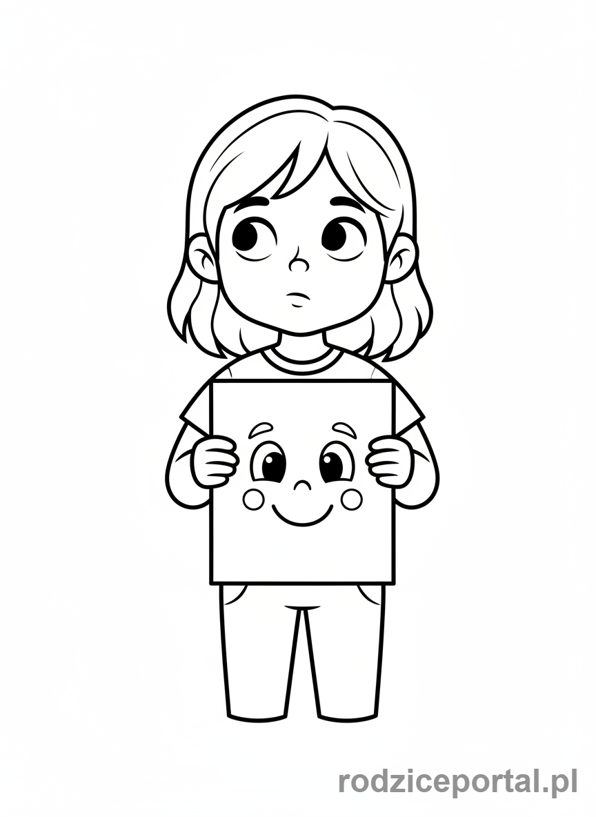 Kolorowanka Mindfulness Dla Dzieci - Dziecko rysujące swoje emocje