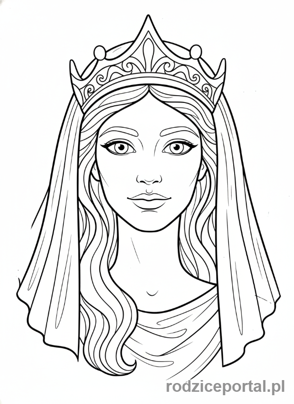 Kolorowanka Mitologia - Hera