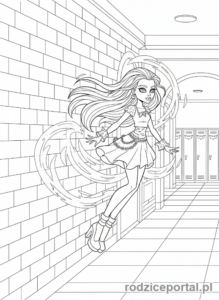 Kolorowanka Monster High - Spectra-duch