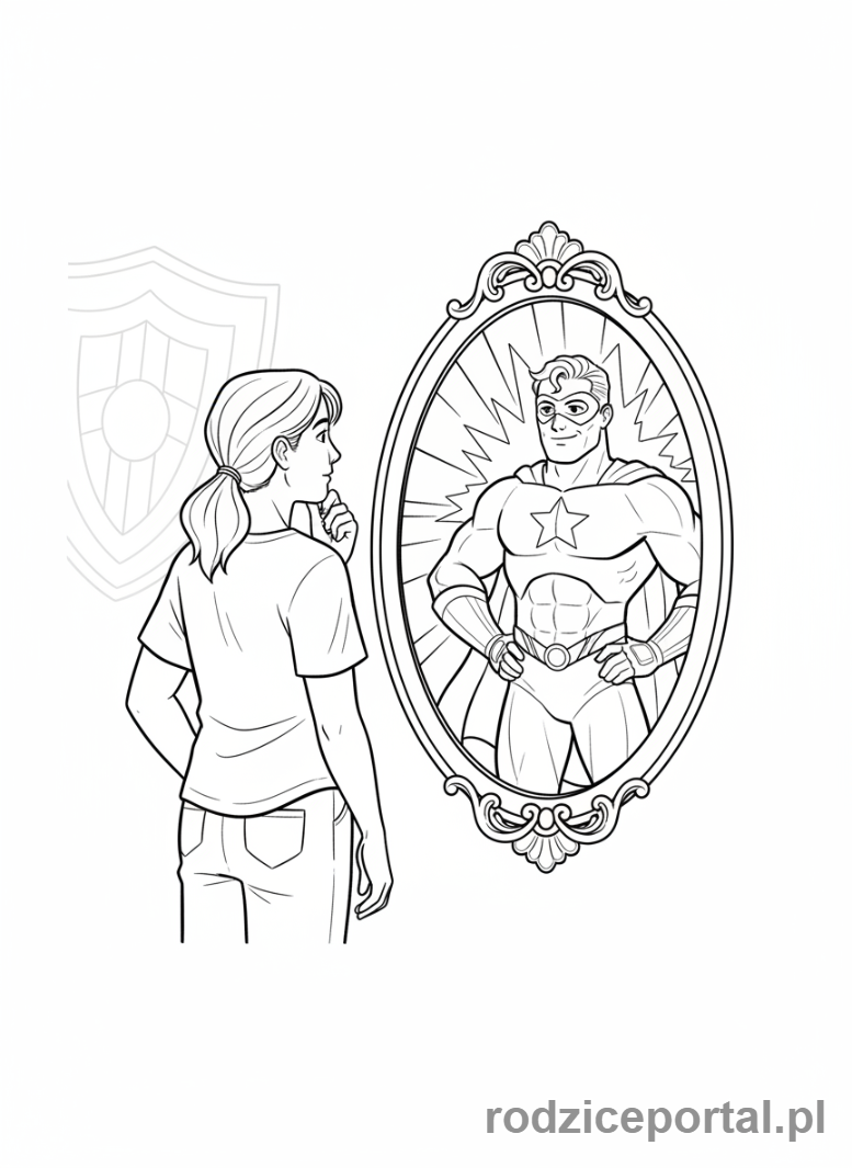 Kolorowanka Motywacja - Odbicie siły