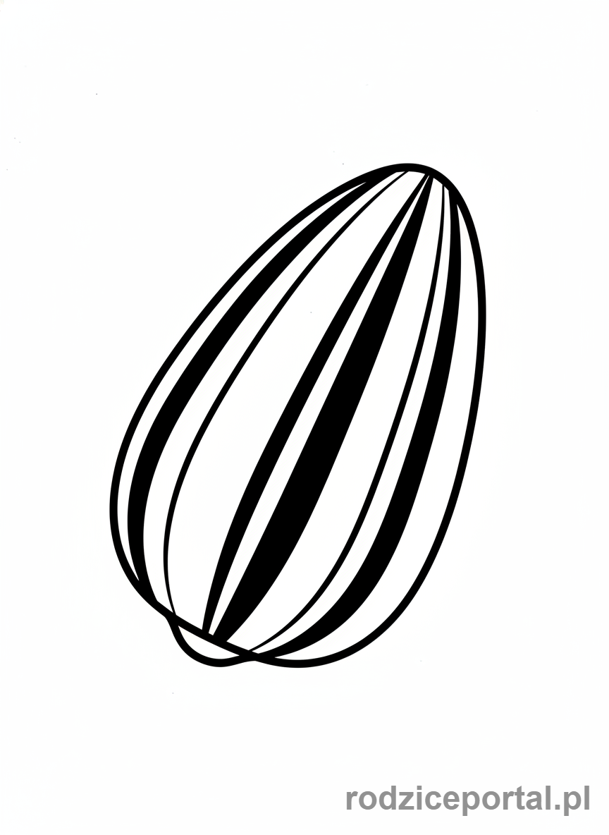 Kolorowanka Nasiona - Makro nasiona słonecznika