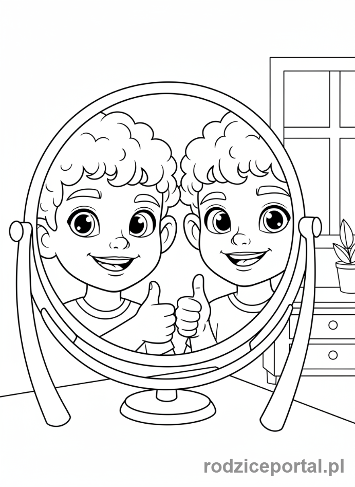 Kolorowanka Nauka Samoregulacji - Pozytywna afirmacja