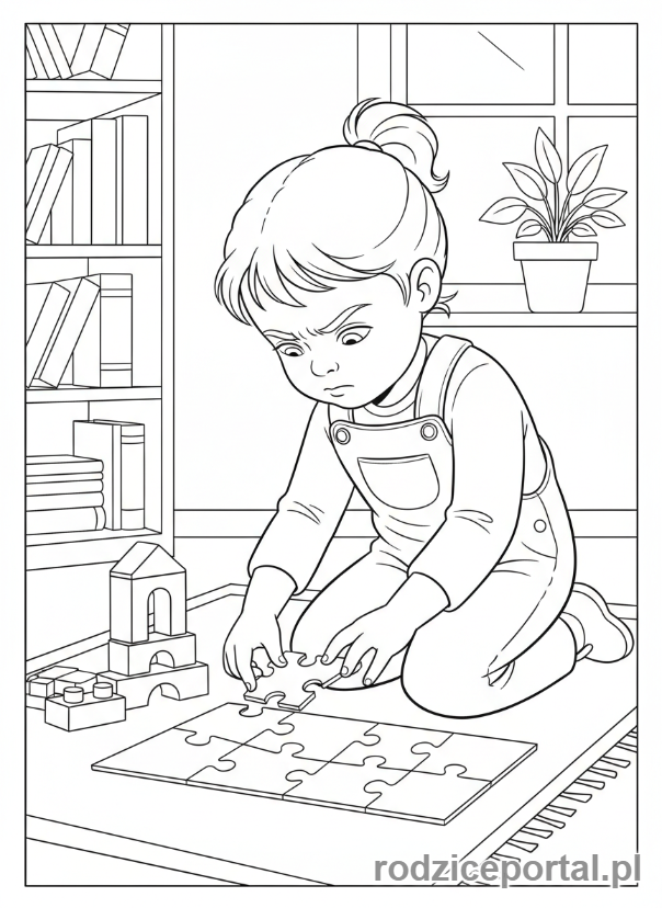 Kolorowanka Nauka Samoregulacji - Rozwiązywanie problemu