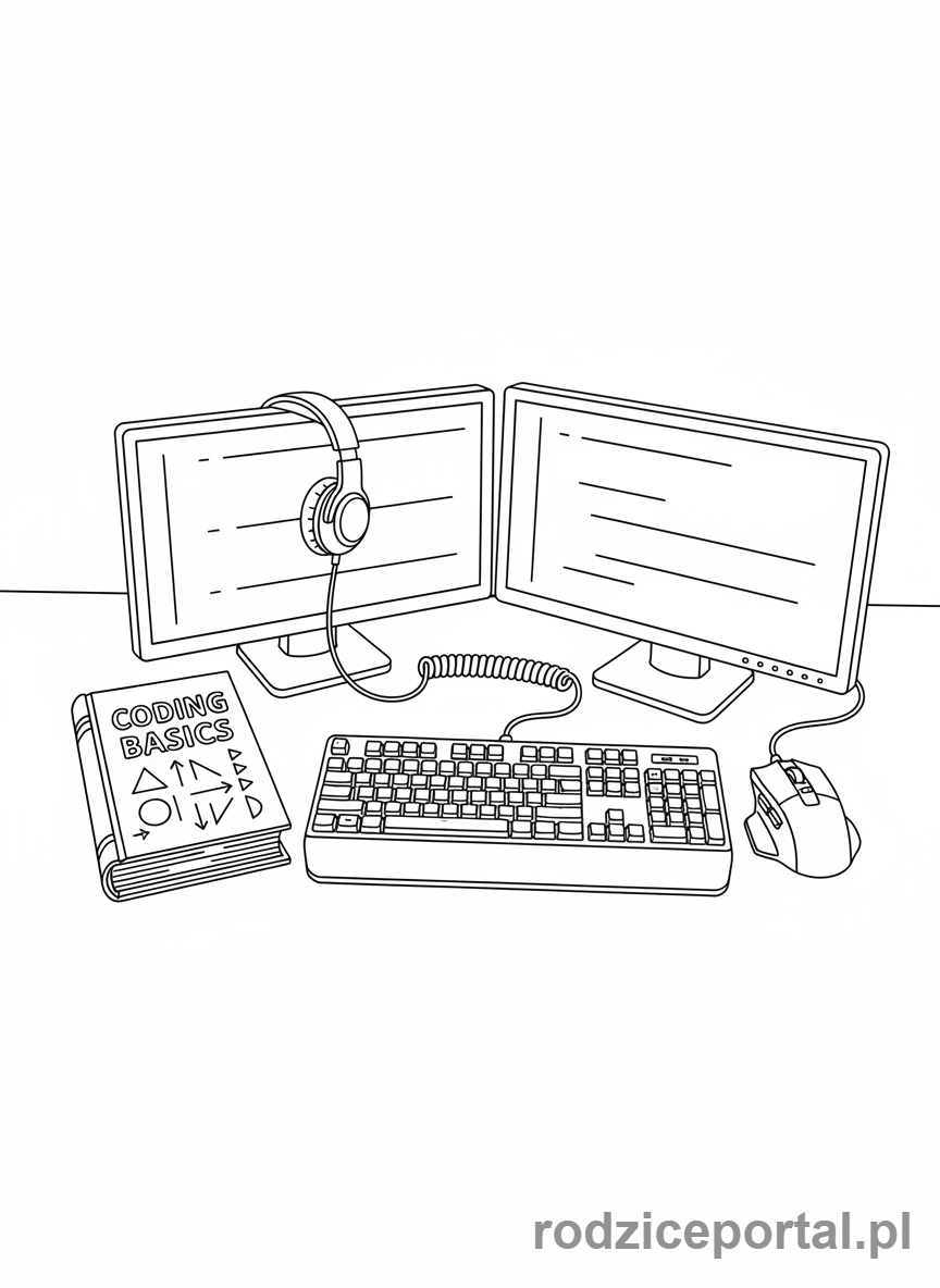 Kolorowanka Programista - Zestaw_narzedzi_programisty