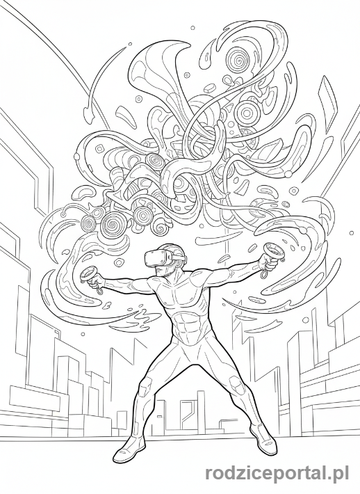 Kolorowanka Przyszłość Zawodowa - Artysta VR