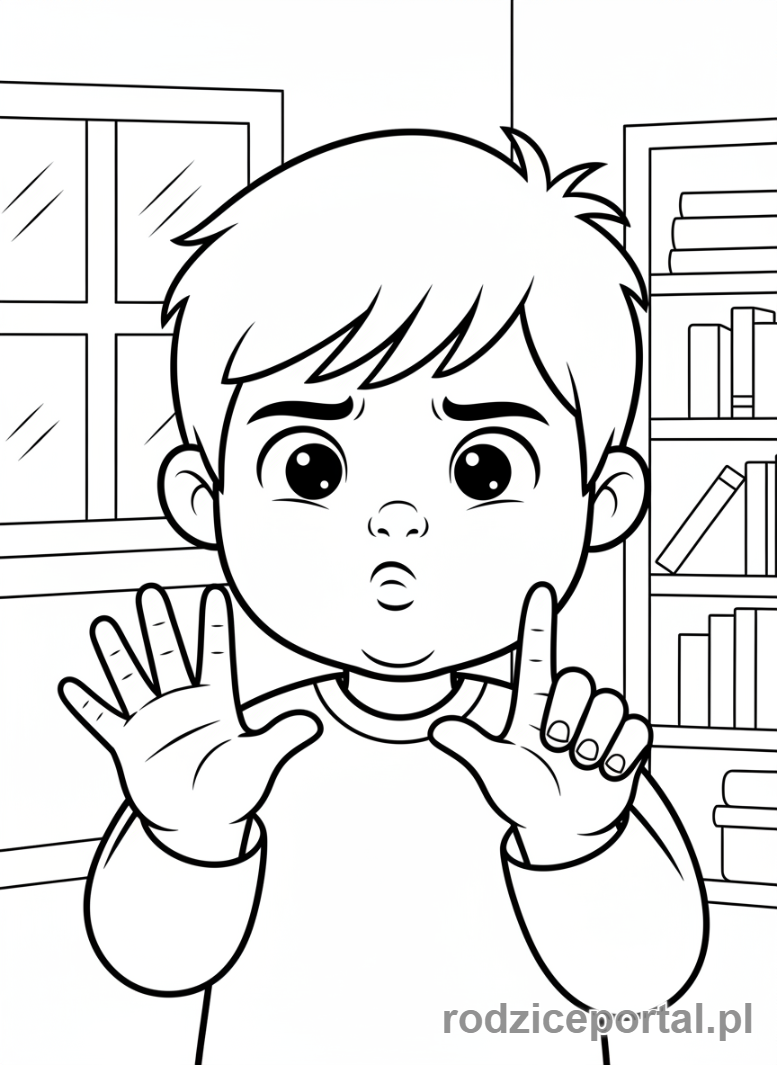 Kolorowanka Regulacja Emocji - Liczenie do dziesięciu