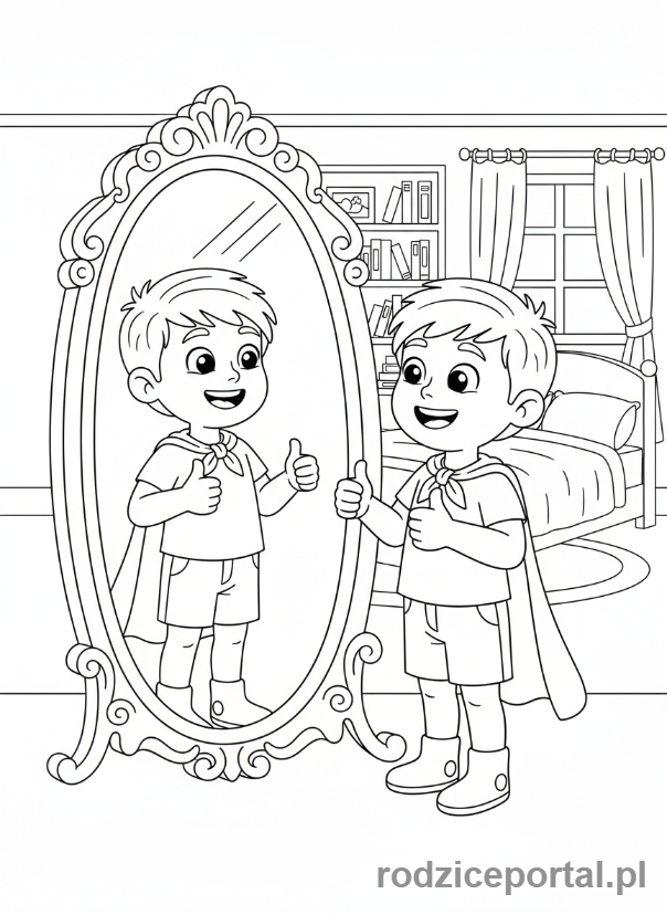 Kolorowanka Regulacja Emocji - Pozytywne afirmacje