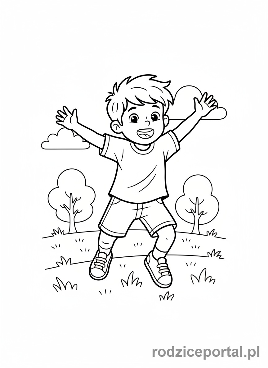 Kolorowanka Regulacja Emocji - Ruch dla energii