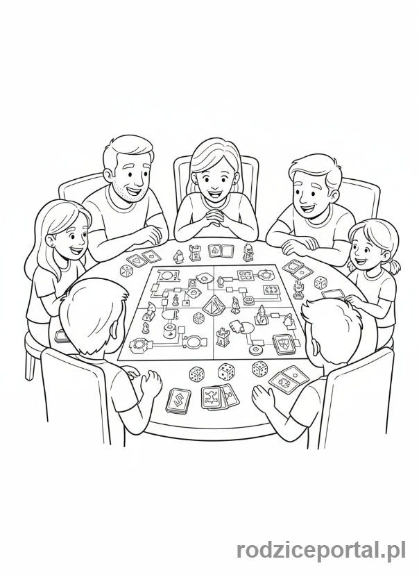 Kolorowanka Relaks Offline - Rodzinna gra planszowa