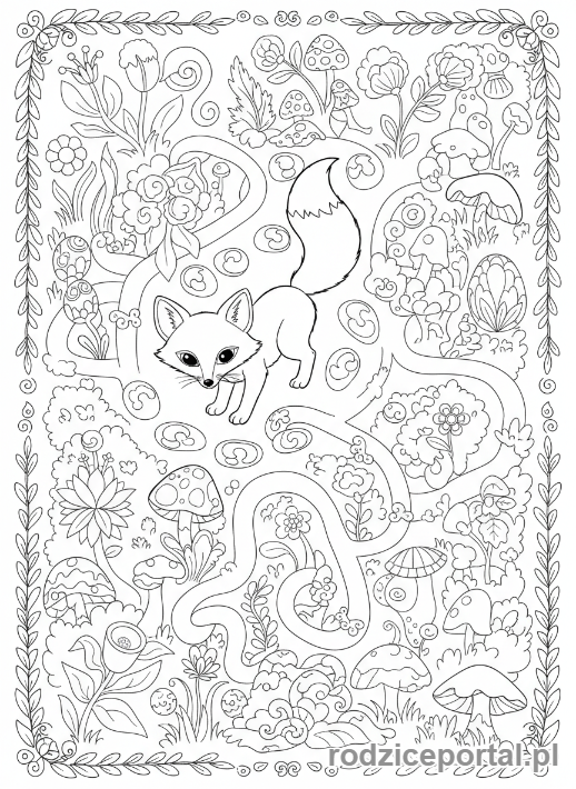 Kolorowanka Rozwijające Myślenie - Bohater w labiryncie