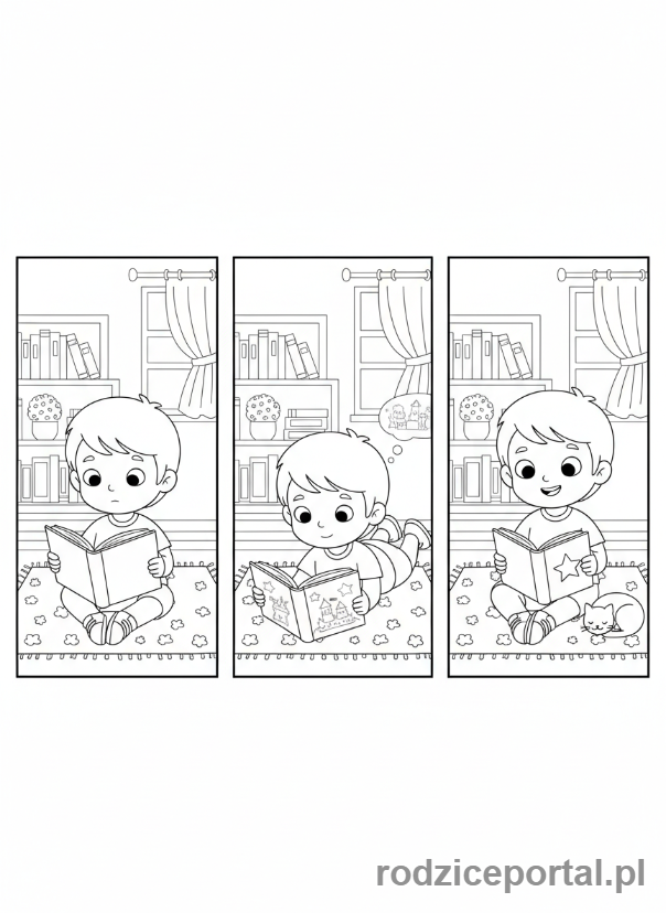 Kolorowanka Sekwencje - CzytanieKsiazkiAkcja