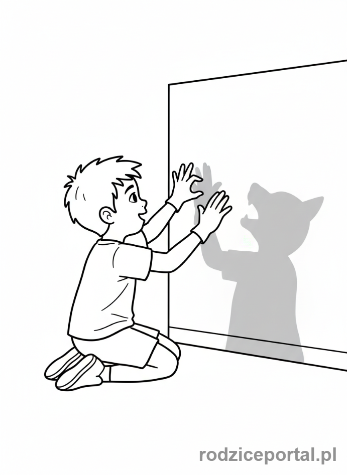 Kolorowanka Sensoryczne - Zabawa cieniem