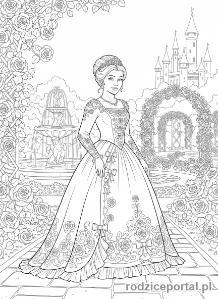 Kolorowanka Shrek - Księżniczka Fiona