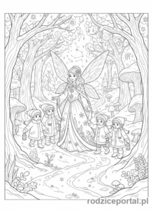 Kolorowanka Śnieżynka - Śnieżynka_przewodnik_dzieci