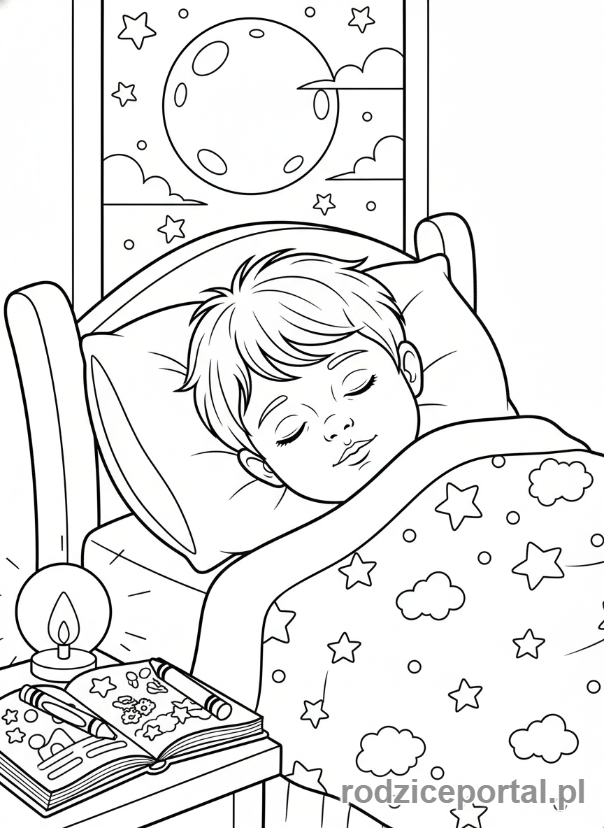 Kolorowanka Sport I Zdrowie - DzieckoSpiSpokojnie