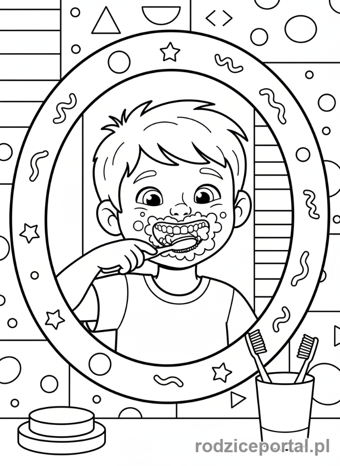 Kolorowanka Sport I Zdrowie - DzieckoSzczotkujeZeby