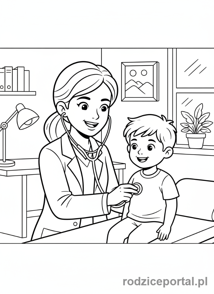 Kolorowanka Sport I Zdrowie - WizytaUlekarza